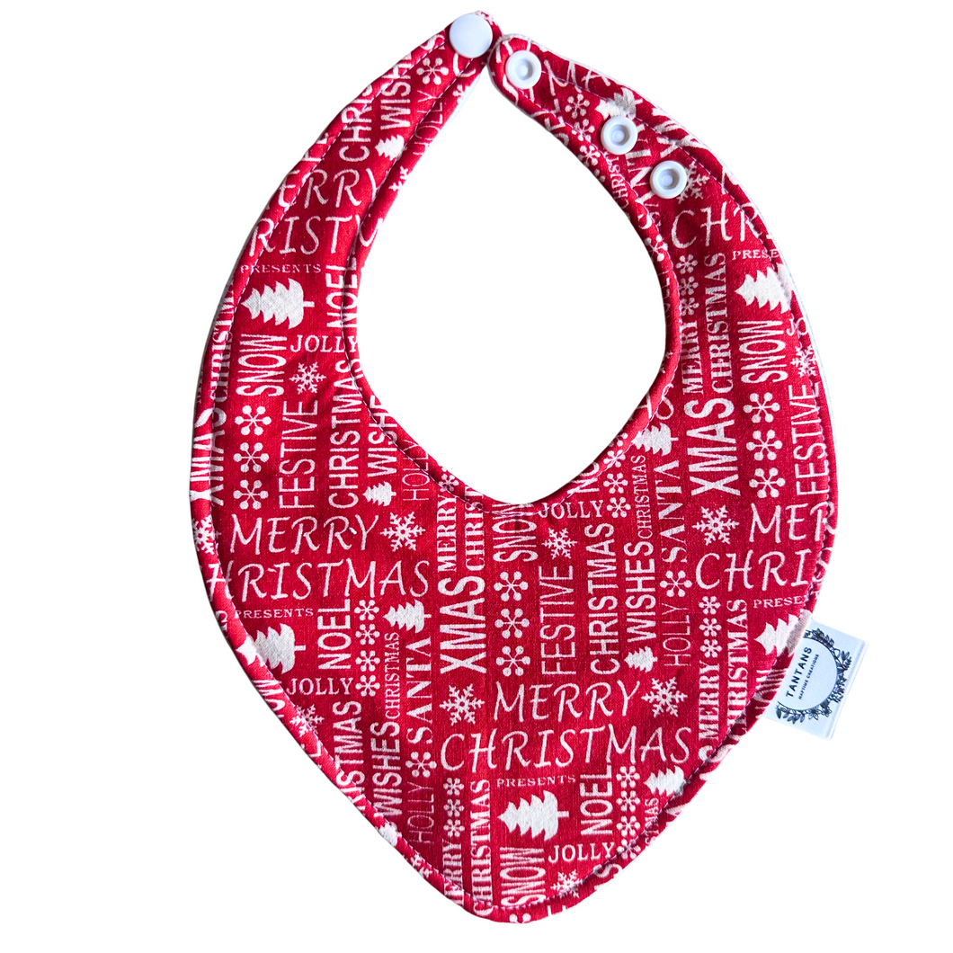 Christmas Dribble Bib