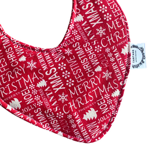 Christmas Dribble Bib