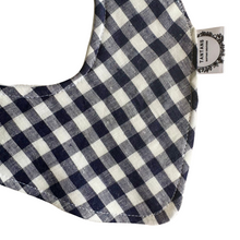 Load image into Gallery viewer, Dribble Bib - Linen Dark Blue