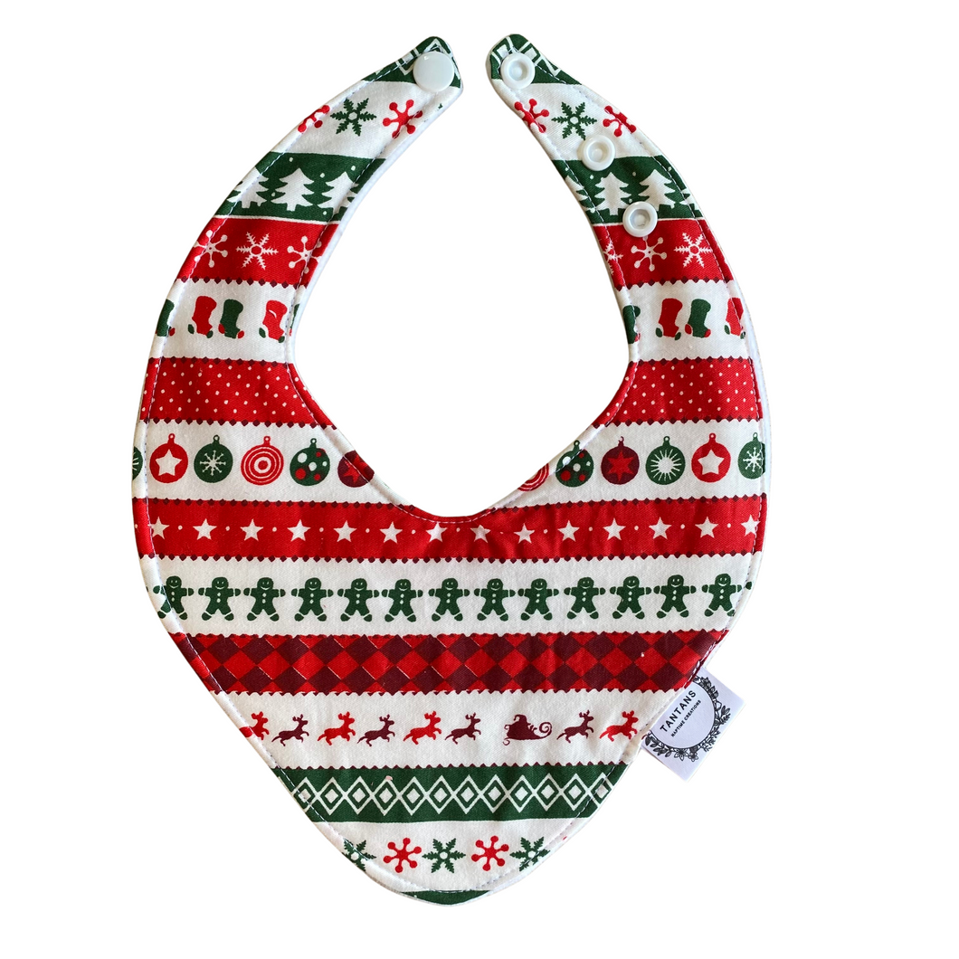 Christmas Dribble Bib